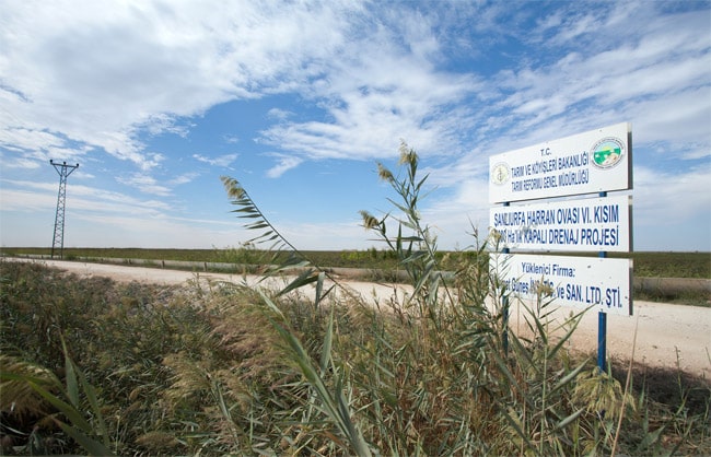 Şanlıurfa Harran Ovası 6. Kısım Kapalı Drainage Projesi